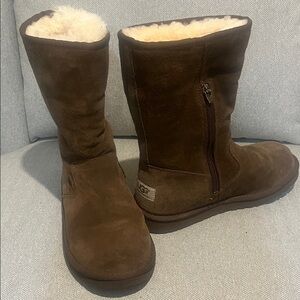 UGG K LIL Sunshine Chocolate Brown Women's Boots size 6